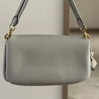 100 calfskin high quality handbag 2021 new luxury brand fashion solid color one shoulder diagonal bag designer bags purses cc