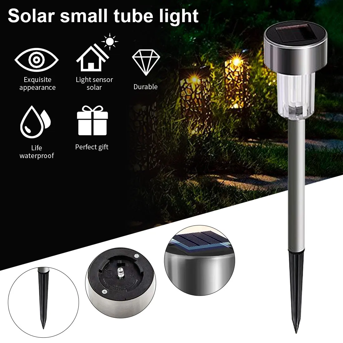 

Outdoors Led Solar Lights Outdoor Solar Led Lawn Lamps Street Lighting Luminaria For Garden Decoration Solar Powered Lights
