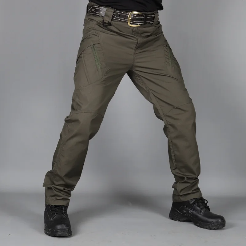

Men's Tactical Pant Summer Fashion Cargo Pants Multiple Pocket Trouser Military Men Army-Trouser Long Jogger Sport Pant