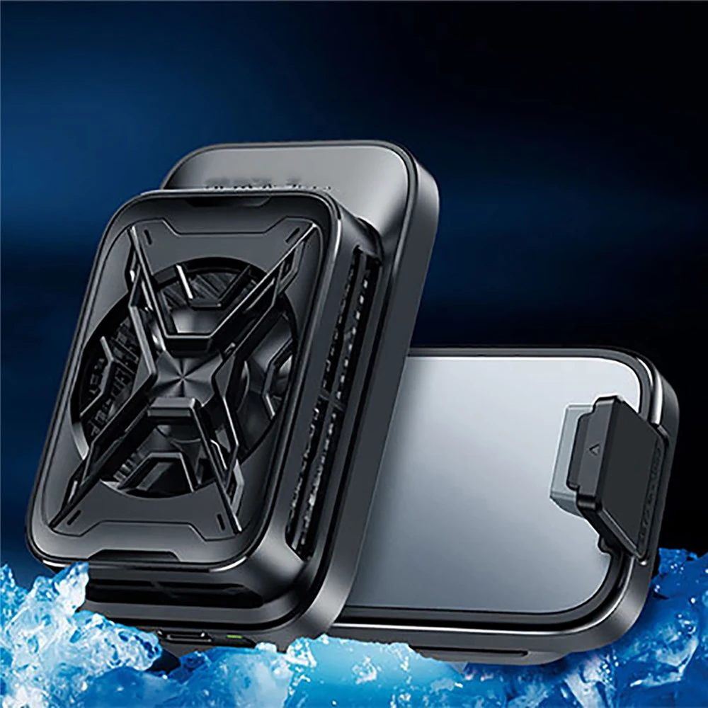 

For Black Shark 4 Universal Phone Back Clip Cooling Fan Heat Sink Radiator for Mi 11 Phone Cooling Back Clip Fan