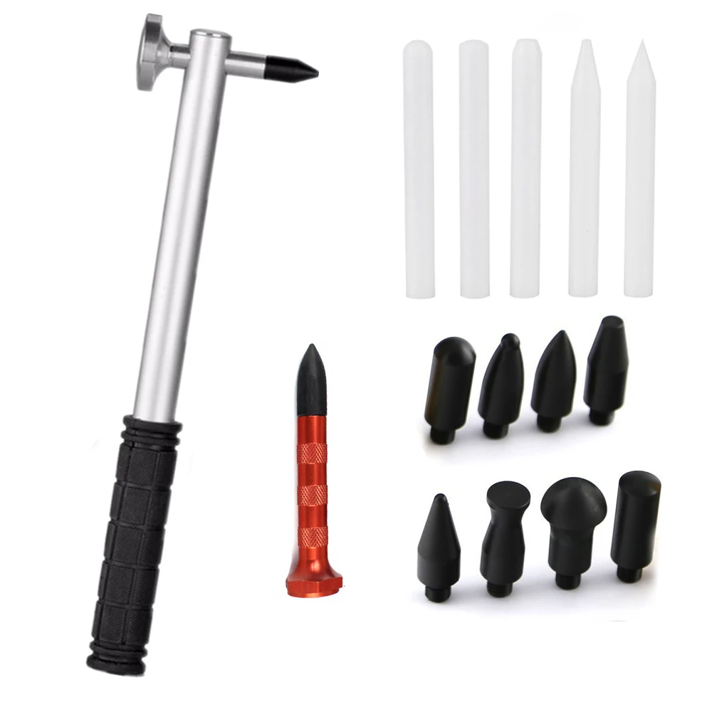 Car Body Paintless Dent Repair Hail Removal Tools Kit 9 Head