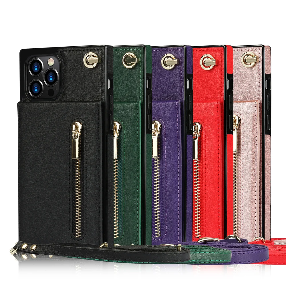 

Leather Zipper Case For Samsung Galaxy S21 S20 FE S10 E S9 Note 20 10 9 Plus Ultra Wallet Card Slots Magnetic Phone Cover Coque