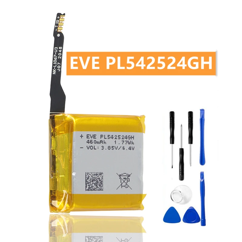 Аккумулятор PL542524GH для смарт-часов Amazfit GTR2 2E аккумулятор PL542524 с бесплатными