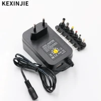 dc 3v 4 5v 5v 6v 7 5v 9v 12v 2a 2 5a adaptor adjustable power adapter universal charger supply for led light strip lamp 30w