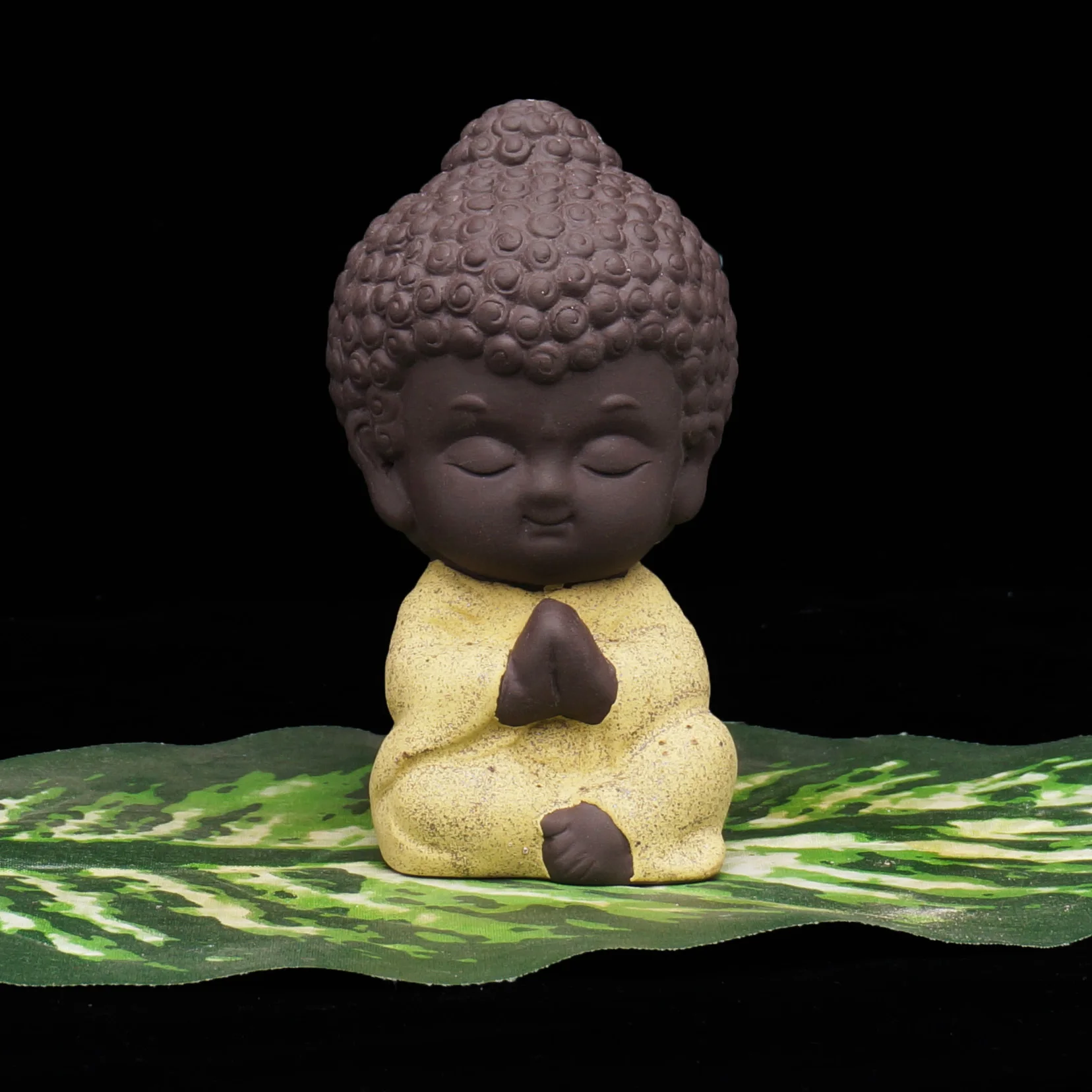 Маленькая модная Будда дзен, искусственная кожа, фгурин, Индийская Йога, мандала, керамические изделия, домашний декор, буддийский