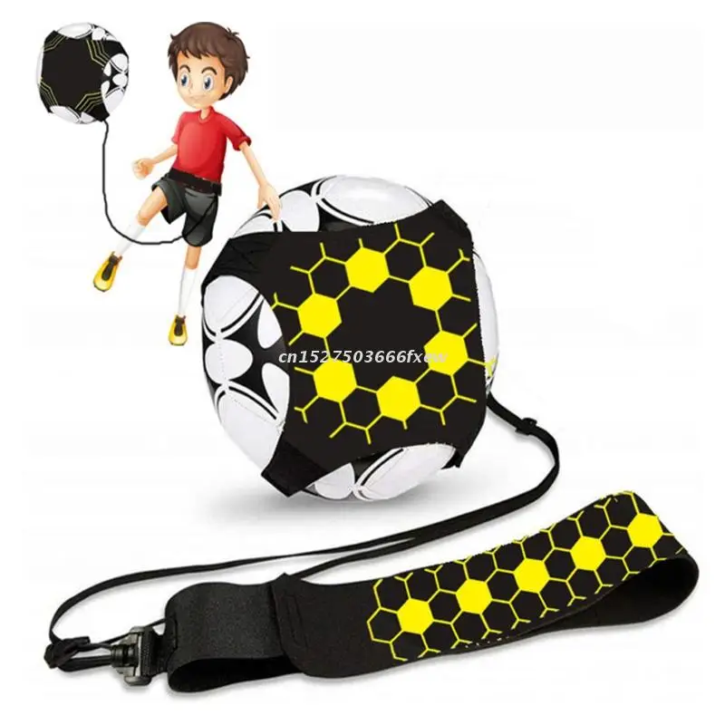 

Регулируемый тренировочный футбольный мяч, тренировочное оборудование, тренировочный футбольный тренировочный соло, помощь при тренировк...