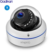 gadinan 5mp 4mp poe security surveillance audio ip camera face recognition 2 8mm lens dome cctv ai outdoor video for ip system
