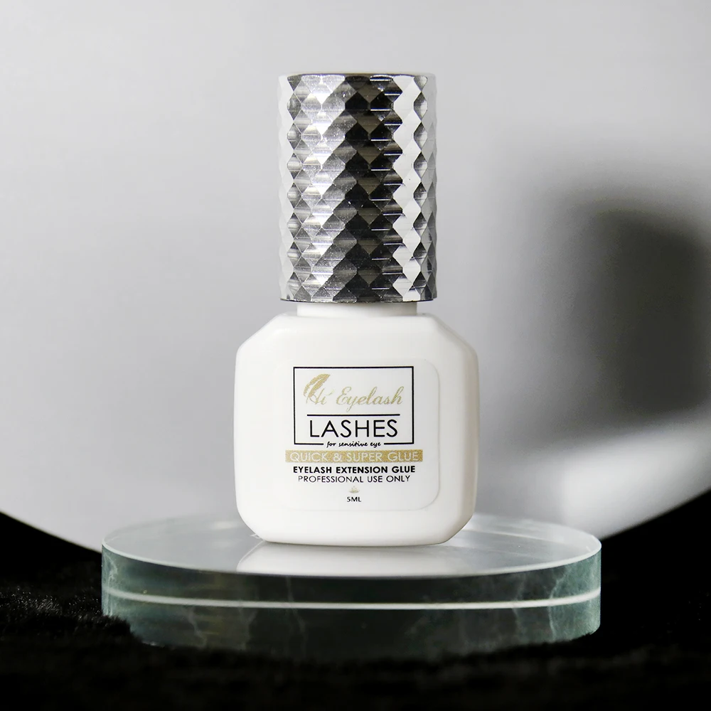 Eyelash Glue Private Label 1s Drying Best Latex Free Lash Adhesive 6-8 Weeks 5ml Korea Super | Красота и здоровье