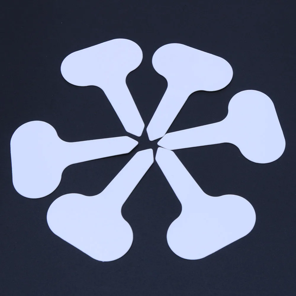 100 шт./лот тег для растений Т-образные пластиковые детские садовые ярлыки цветок