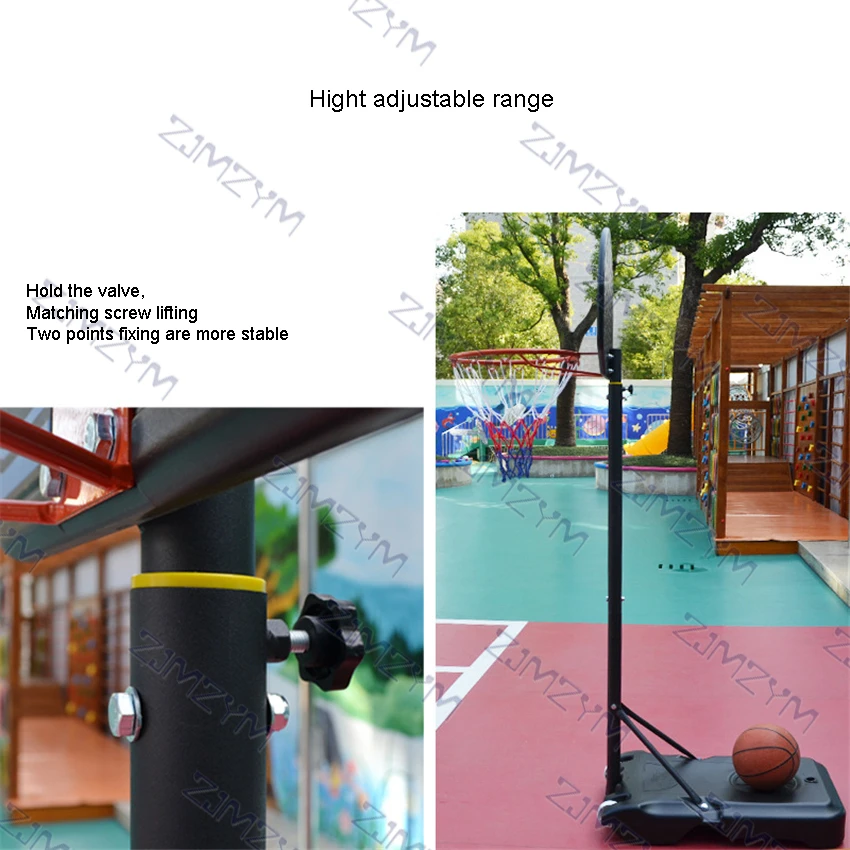 

CC018 Quality Mobile Family Children's Toy Basketball Stand Backboard Kindergarten Adjustable Height Training Basketball Rack