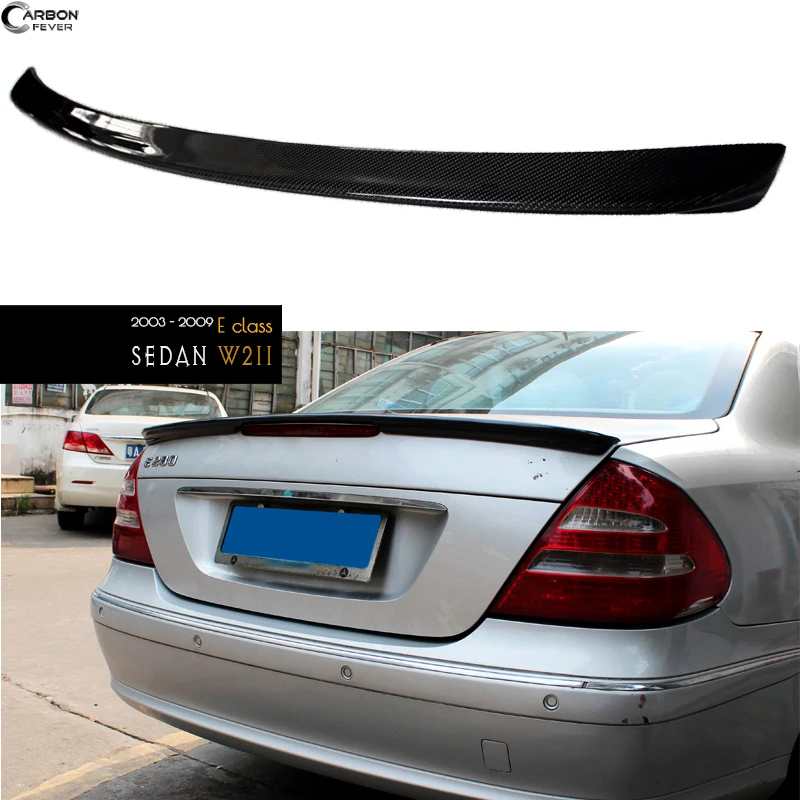 Спойлер из углеродного волокна крыло для E-Class W211 2003-2009 украшение заднего
