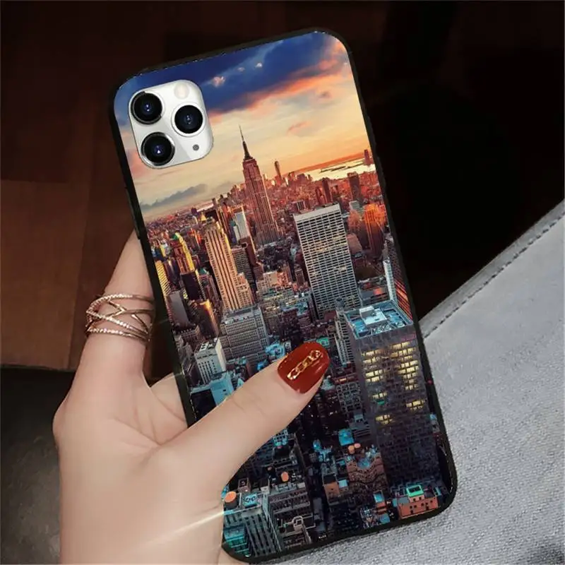

New York City Phone Case for iPhone 11 12 pro XS MAX 8 7 6 6S Plus X 5S SE 2020 XR