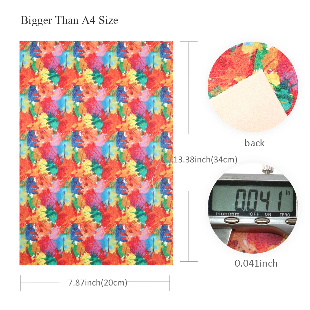 Новый 20*33 см Lychee Хэллоуин Тыква печатная искусственная кожа для сумки с бантом