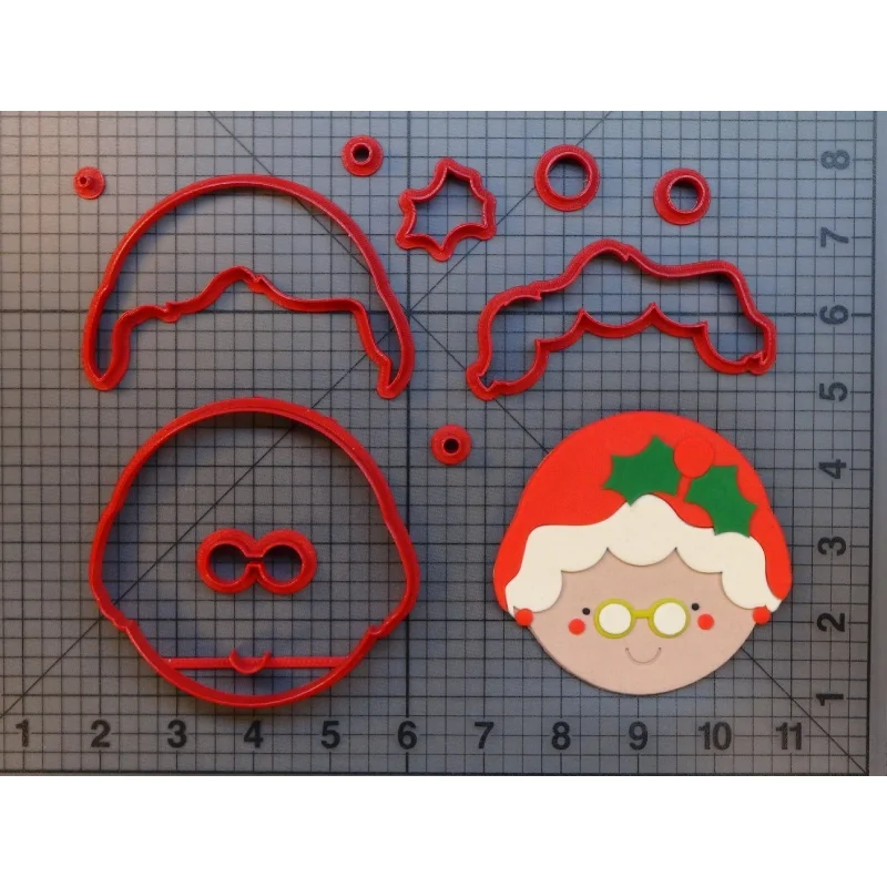 3D печати PLA Пластик Рождество Санта Клаус шляпа нулевой Fondant (сахарная) печенья