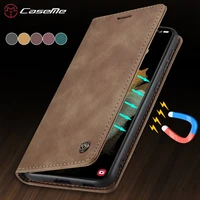 pu leather for samsung galaxy s21 ultra s20 plus casecaseme retro purse luxury magneti card holder wallet cover for galaxy s21