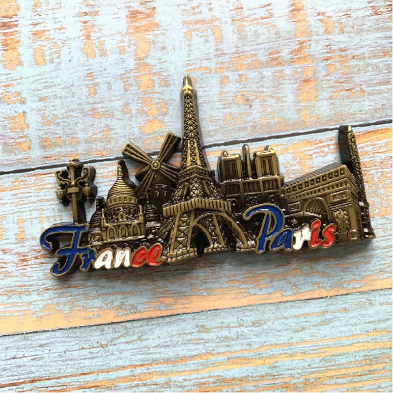 Магнит на холодильник сувенир французское строительство Соединенные Штаты Нью