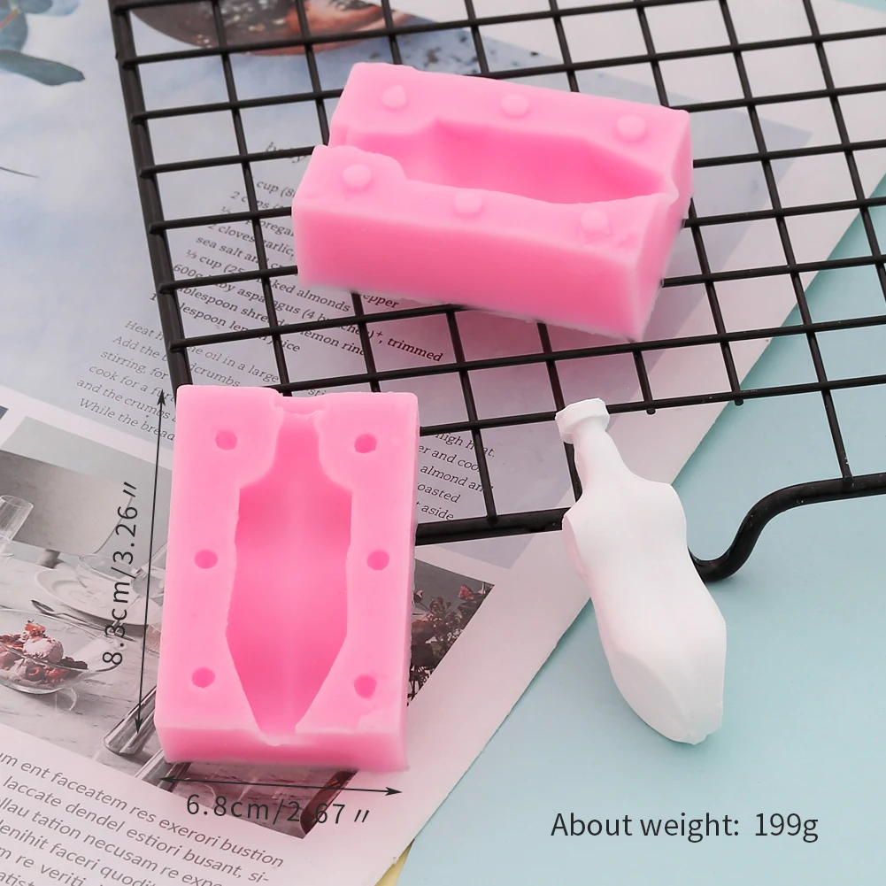 Кукла средства ухода за кожей 3D силиконовая форма для фонданов, шоколада для декорирования торта глины пресс-форма для мужские и женские DIY Инструменты для выпечки для свадьбы