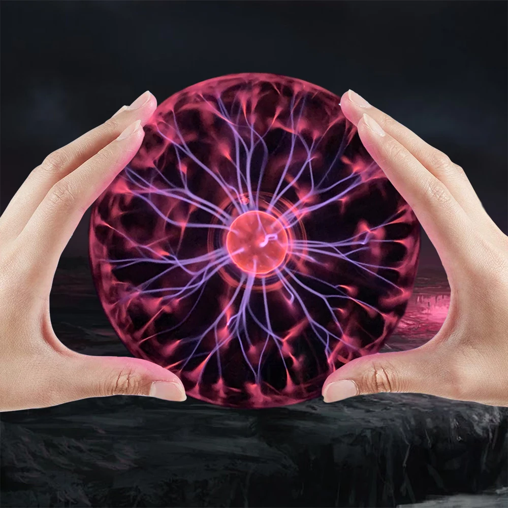 Плазменный Ночной светильник Волшебная Сенсорная лампа прозрачный волшебный