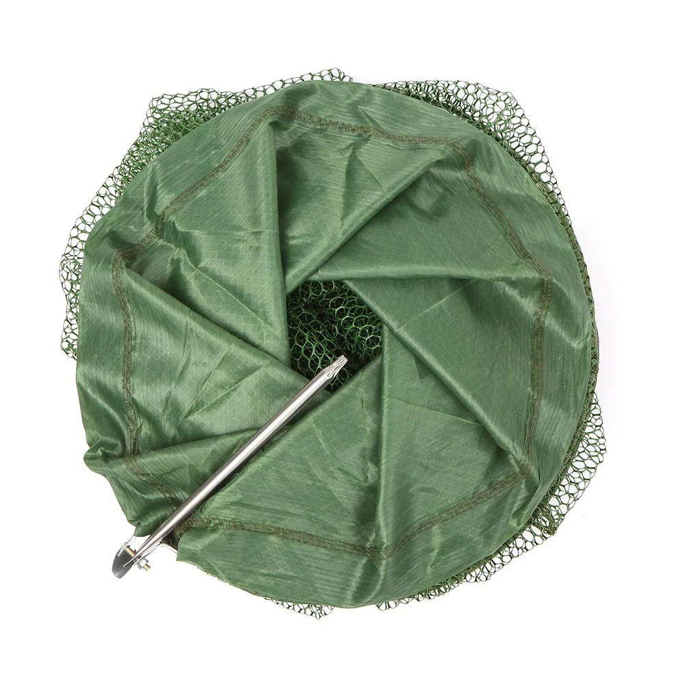 Складная сетчатая рыболовная клетка портативная Рыболовная Ловушка корзина для