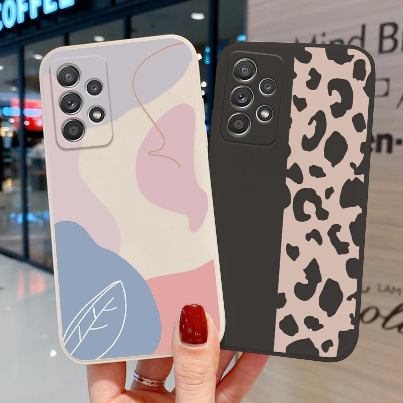 A51 Case For Samsung A52 Case for Samsung A32 A50 A72 A71 S21 Plus S23 Ultra A21S S22 Ultra A52S 5G A53 S23 Cover Soft Funda