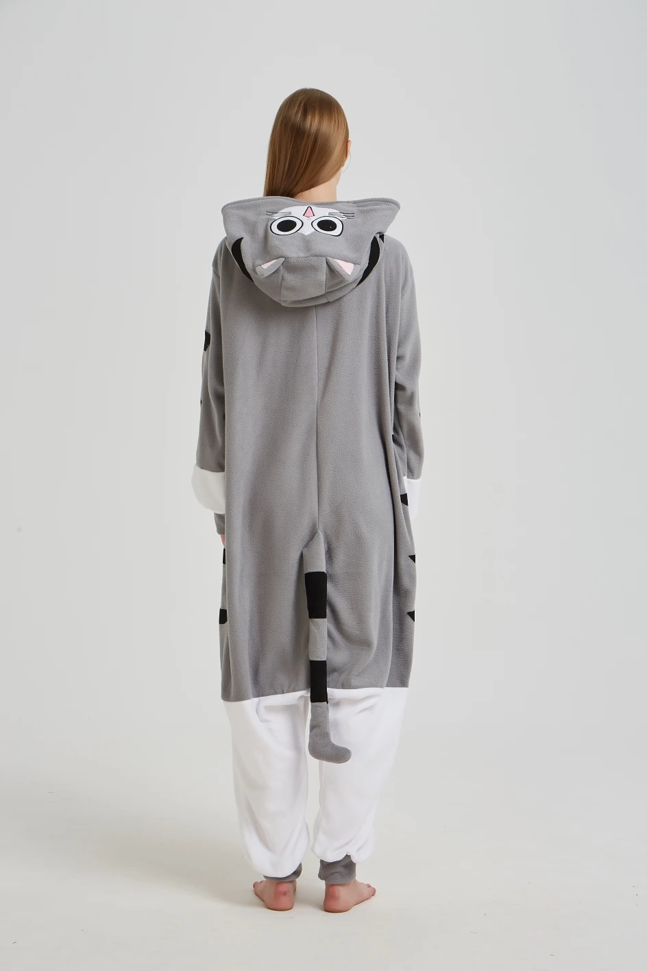 Комбинезон флисовый унисекс для Хэллоуина с изображением сыра и кота |