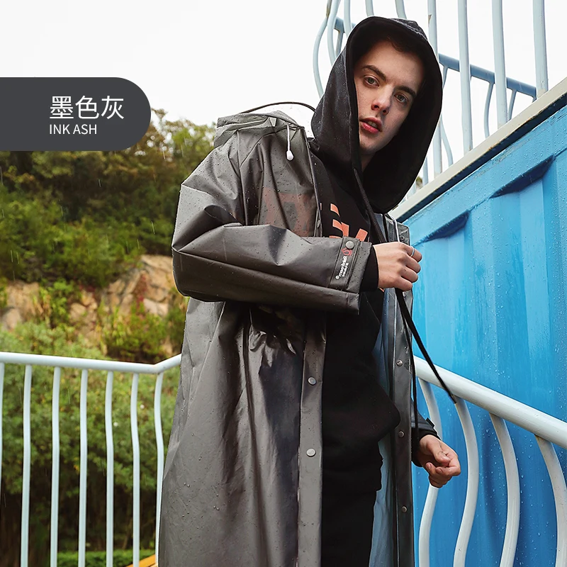 

Portable Travel Raincoat Transparent Universal Ladies Stylish Rain Coat Impermeable Plastic Capa De Chuva Waterproof Coat YY50RC