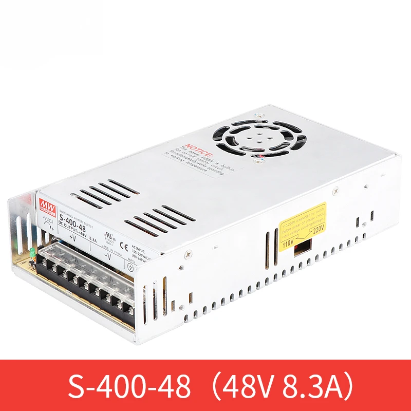 MW DC 24V 36V 48V 60V 400w Регулируемый импульсный источник питания AC 220V/110V to 400W |