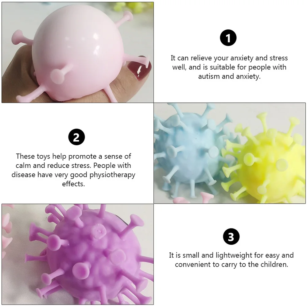 

4pcs Children Decompression Anti-stress Squeeze Vent (Random Color)