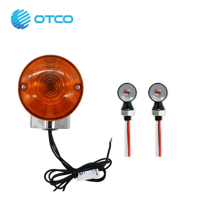 

Cafe racer motorcycle parts red amber TURN LIGHT SIGNAL MOTORCYCLE for harley davison