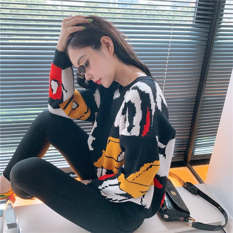 Толстовки с героями мультфильмов подходящая футболка для мамы и дочки и сына одежда для мамы и дочки осенние свитера для мамы и ребенка