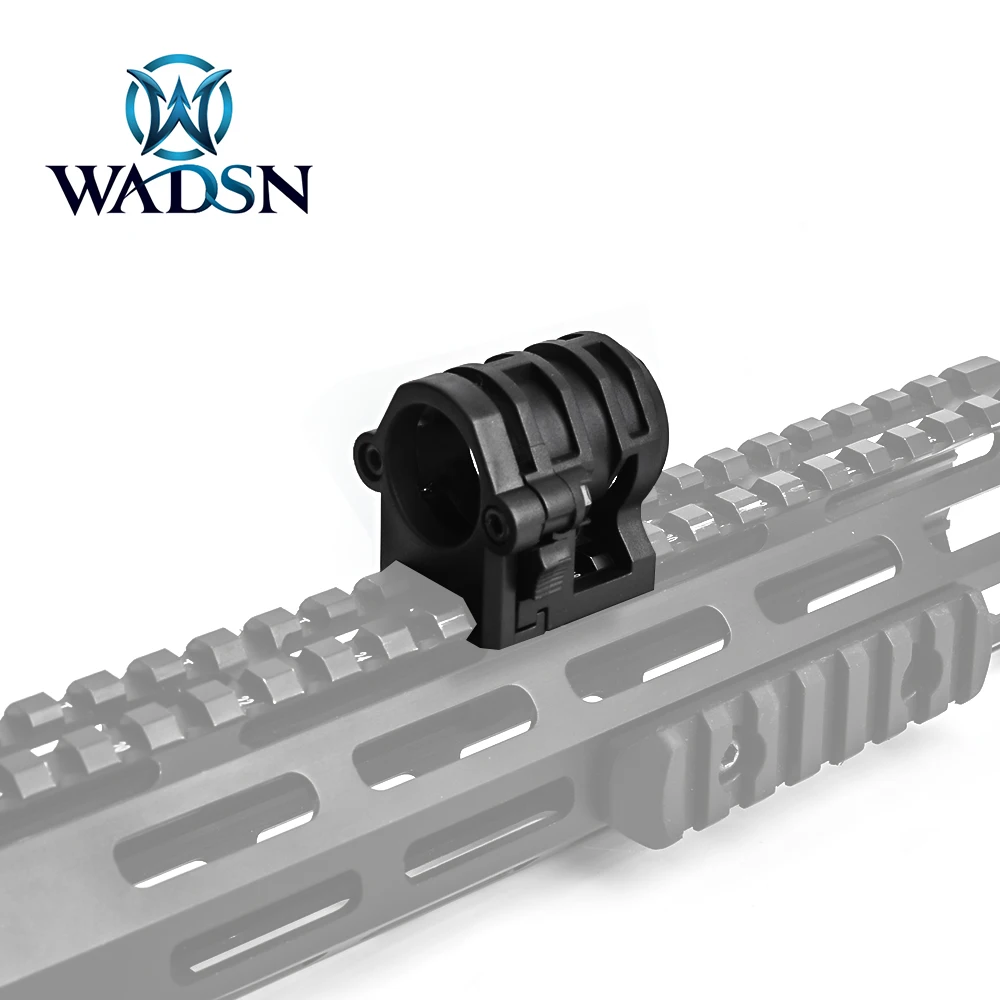 WADSN Тактический шлем с фонариком держатель зажим охотничье ружье фонарь 21 мм