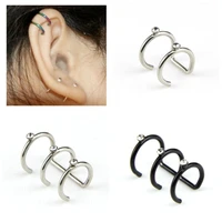 clips earring for women unisex minimalist fashion cartilage hoop earrings ear cuff fake piercing clip on earring