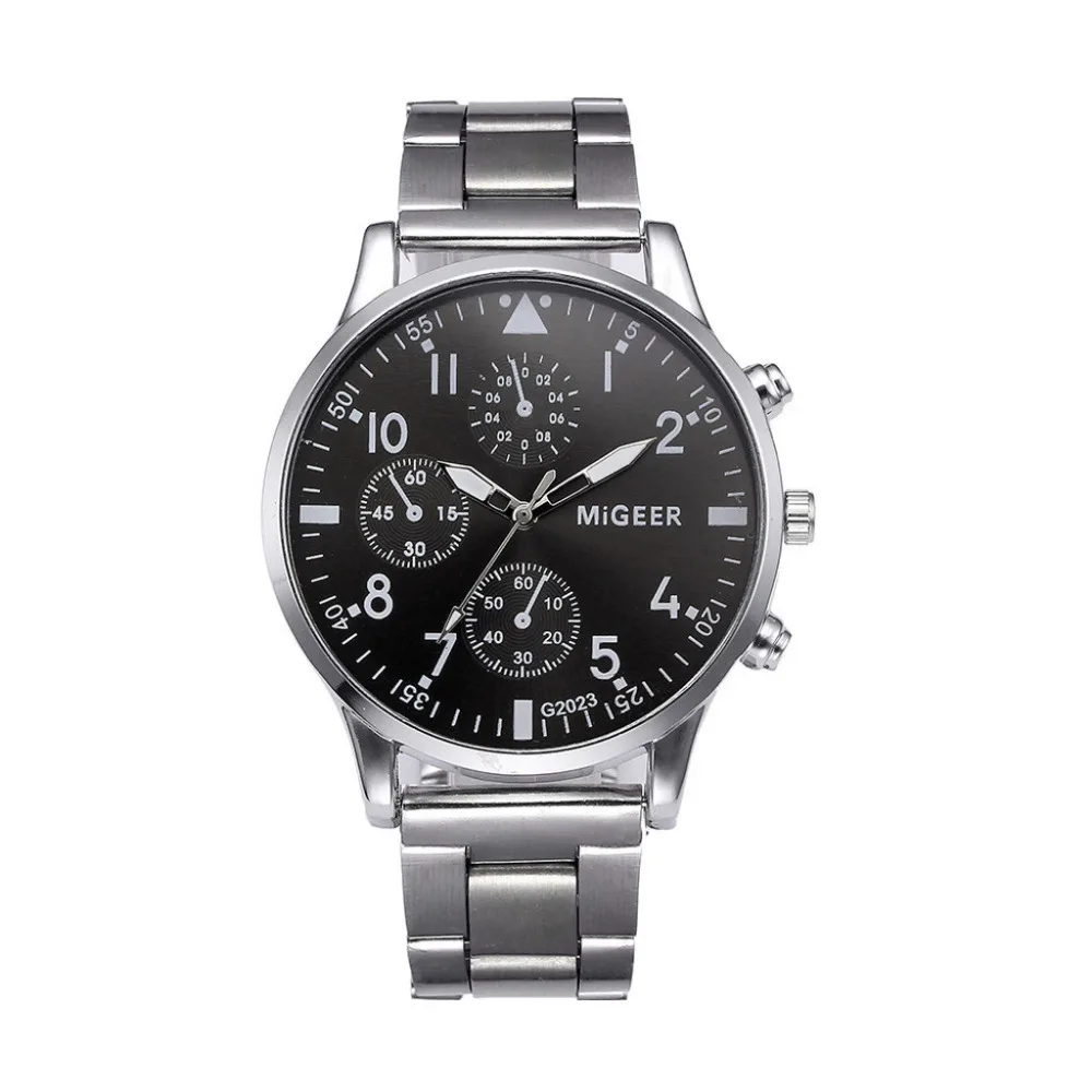 Reloj, модные мужские часы со стальным ремешком, Аналоговые Спортивные кварцевые наручные часы, мужские часы, Топ бренд, Роскошные мужские часы, мужские часы, relogio