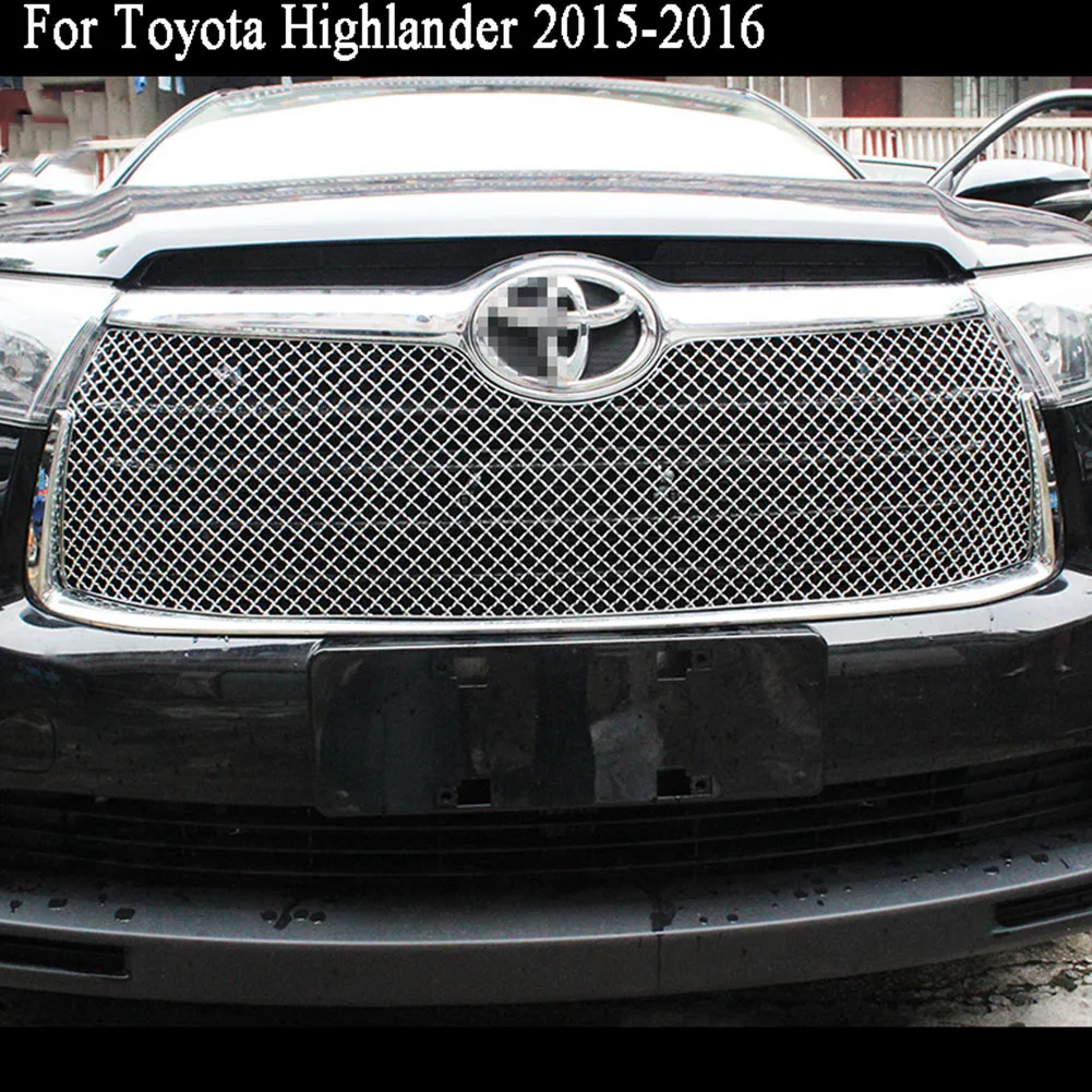 Решетка решетки автомобиля из нержавеющей стали для Toyota Highlander 2009 2010 2011