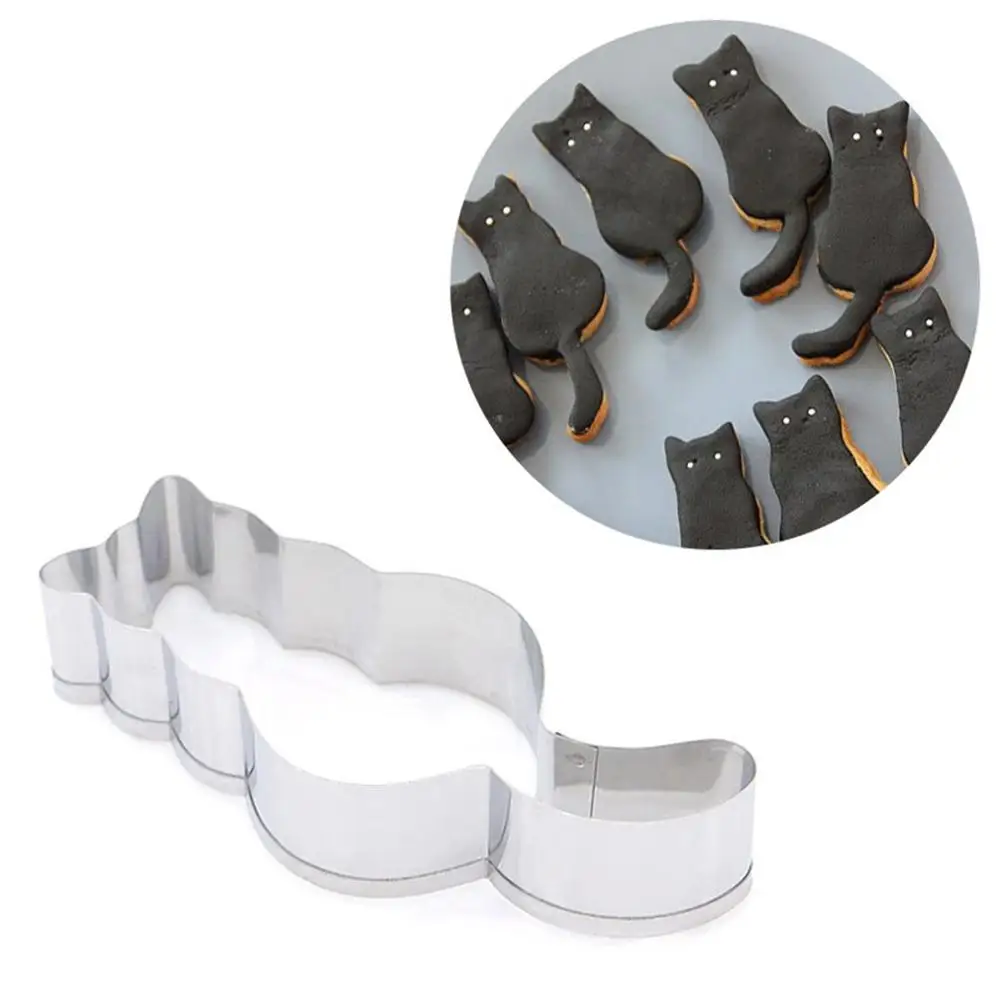 Формы для выпечки формы печенья из нержавеющей стали в форме милого кота форма