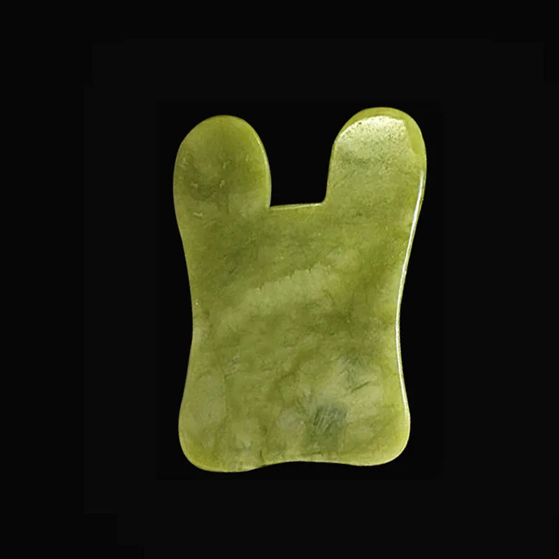 Роликовый лицевой массажный набор из нефрита массажер для лица натурального