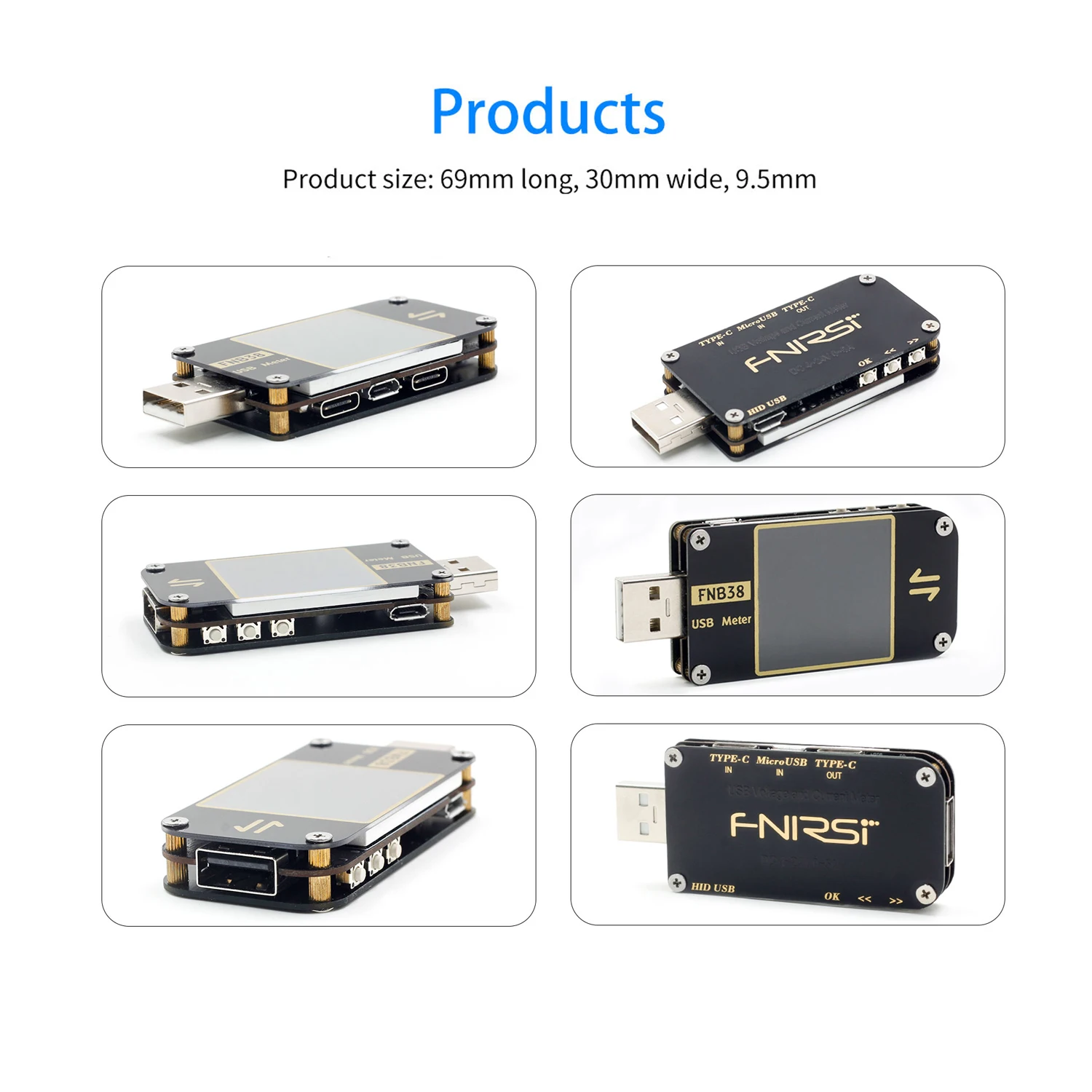 Тестер USB цифровой вольтметр Амперметр измеритель тока и напряжения QC4 + PD3.0 2 0 PPS