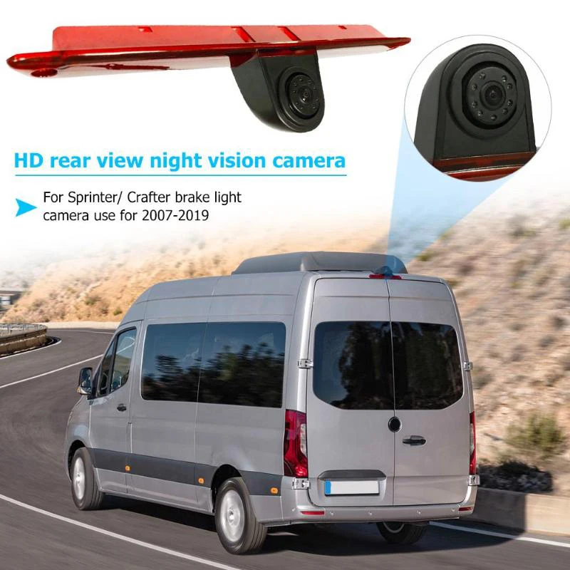 Для Mercedes Sprinter Crafter Rv тормозной светильник Автомобильная камера заднего вида