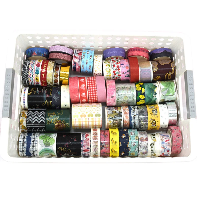 

10PCS Random Washi Tapes Sets decorative Adhesive masking tapes kawaii Stickers Scrapbook Stationery School supplies