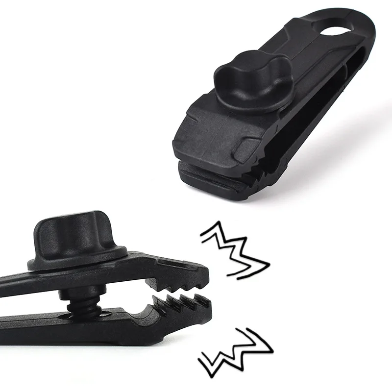 

10pcs Heavy Duty Camping Tarp Clips Tent Awning Clamps with Thumb Screw FK88