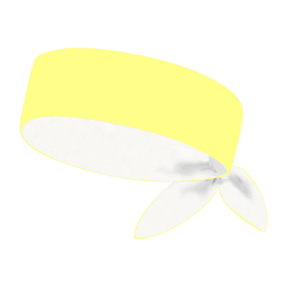 without logo yellow Быстрое охлаждение быстрой сухой лед RF спортивная повязка на голову - Цвет: without logo yellow