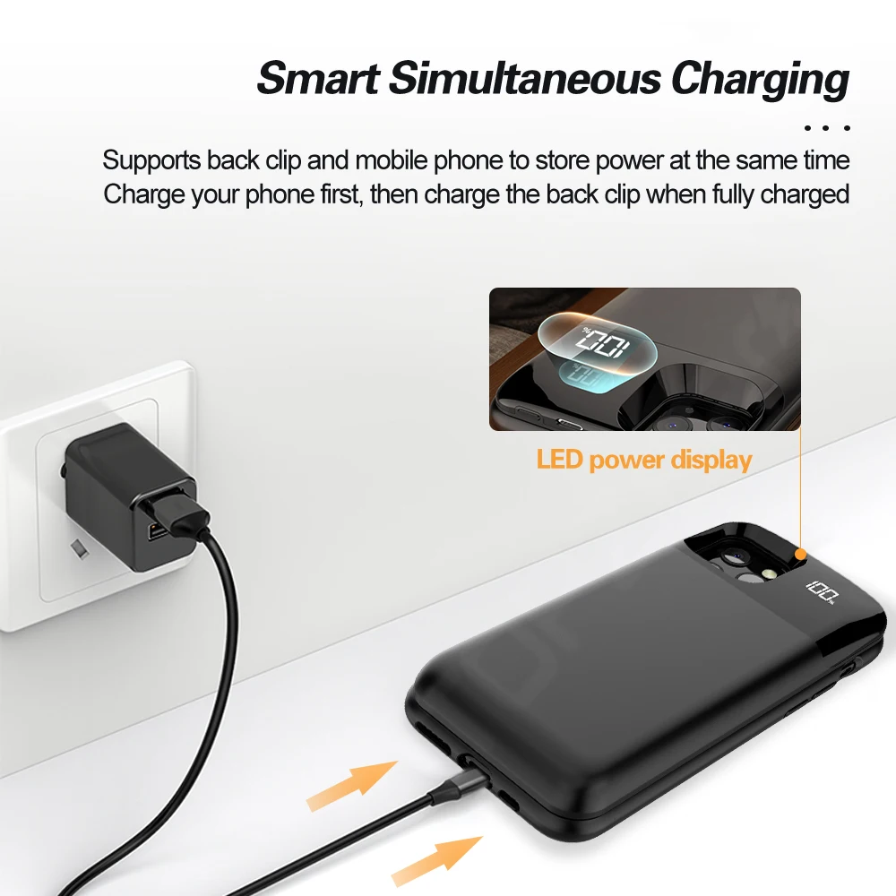 Магнитный чехол для беспроводного зарядного устройства iPhone X XS Max XR 11 Pro внешнего