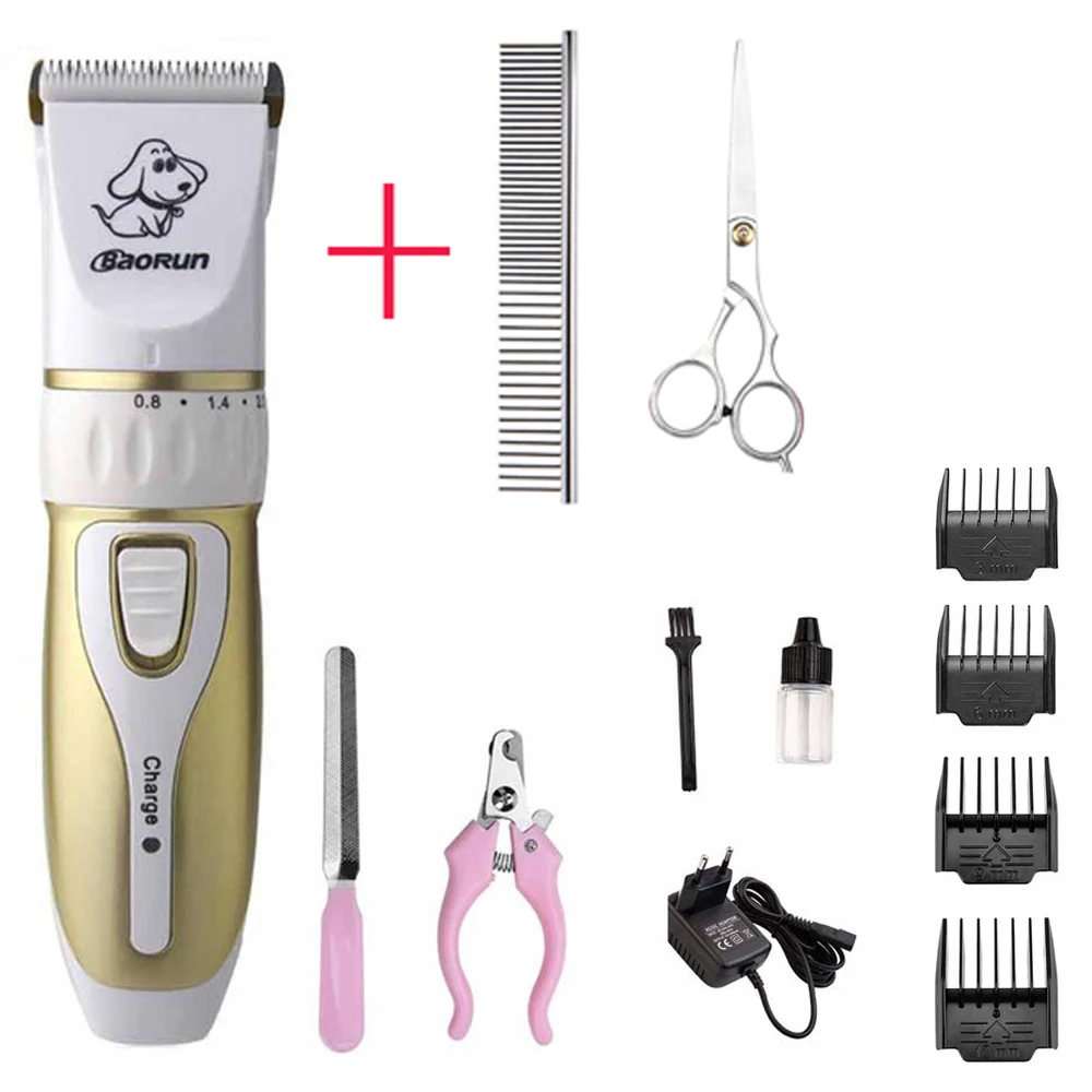 P3 full kit 2 Профессиональные электрические аккумуляторные кошка Машинки для стрижки собак собака клипер для волос Уход за лошадьми бритвы Набор домашних животных Машинка для стрижки - Цвет: P3 full kit 2