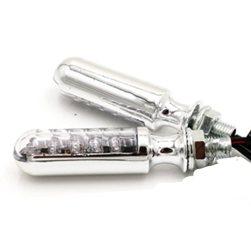 Универсальный мотоциклетный светодиодный светильник из хромированного металла