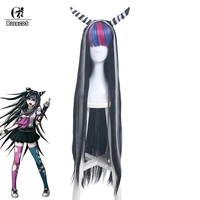 rolecos anime danganronpa cosplay wig mioda ibuki cosplay hair 100cm women long wig synthetic heat resistant hair