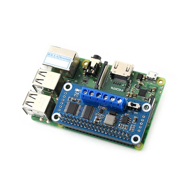 Плата драйвера двигателя Raspberry Pi управляется через интерфейс I2C для Zero/Zero W/Zero WH RPI 3