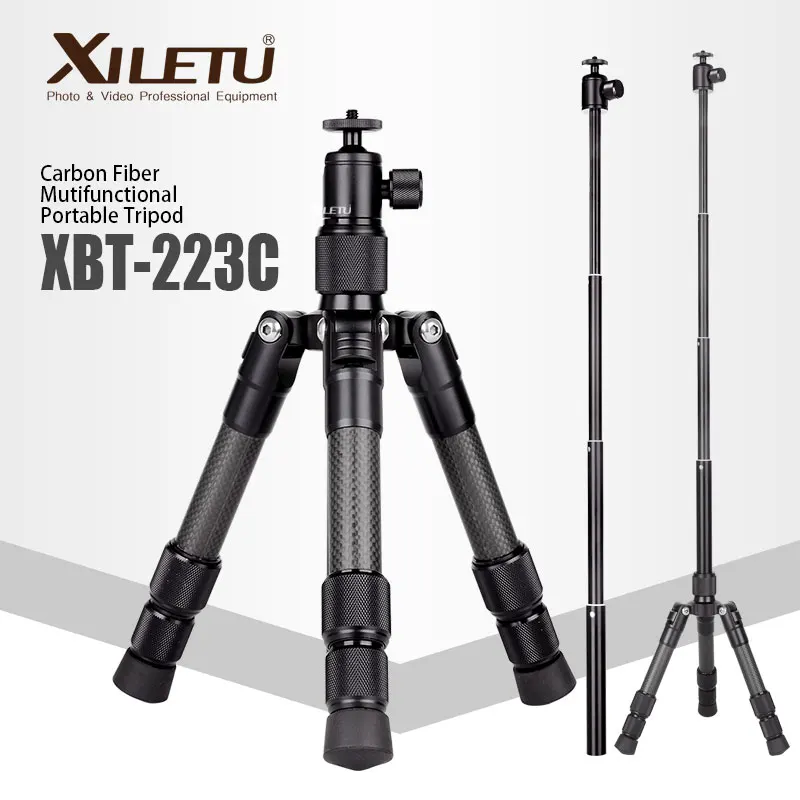 

XILETU XBT-223C Hot Selling Mini Lightweight Tripod With Ball Head