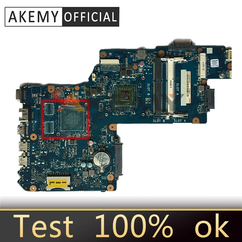 

AKEMY Laptop Motherborad for Toshiba C50 C50D-A PT10AN DSC MB REV 2.1 15'' Mainboard H000062080