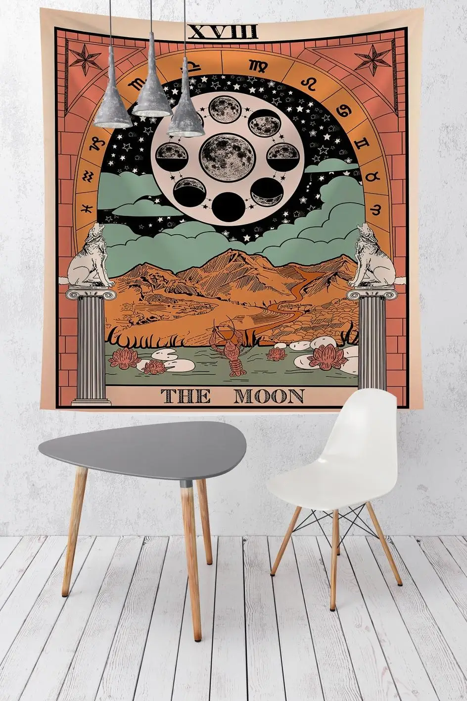 Таро гобелен настенный висячий знак дивинация покрывало для спальни украшение |