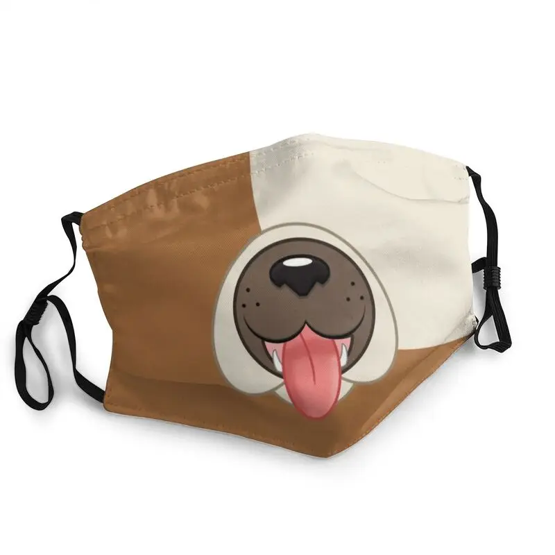 

British English Bulldog Non-Disposable Unisex Frenchies Mouth Face Mask Dustproof Protection Cover Respirator Mouth-Muffle